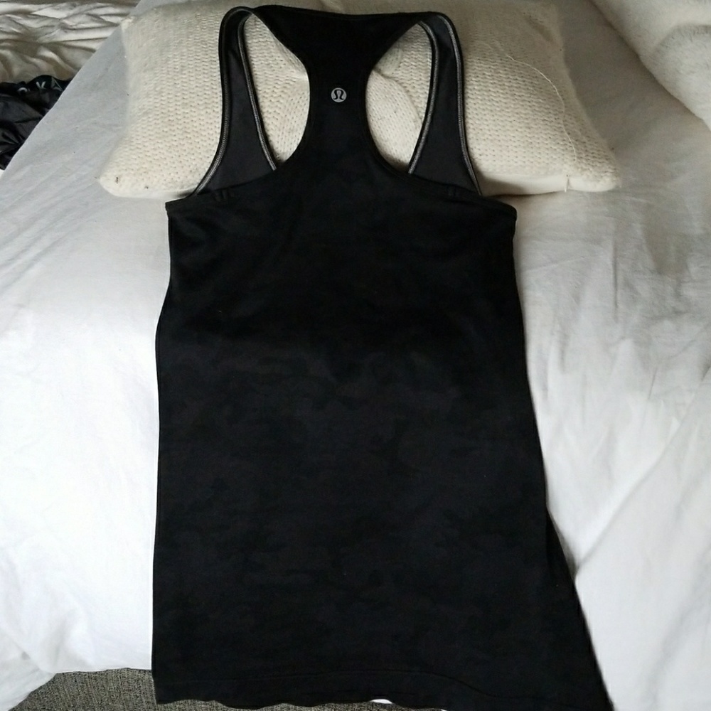 Lululemon Black Camo tank